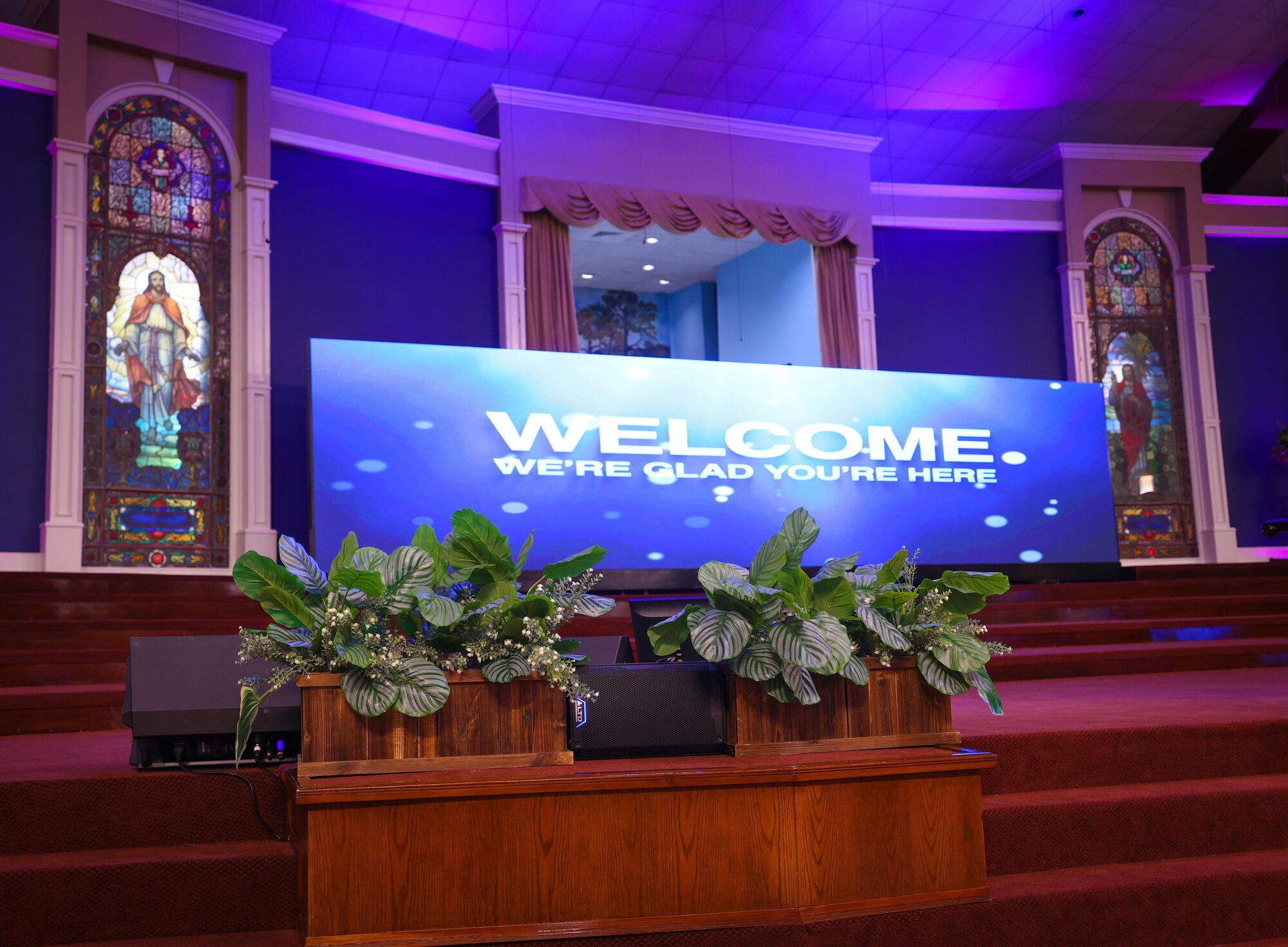 Guests being welcomed at GBT